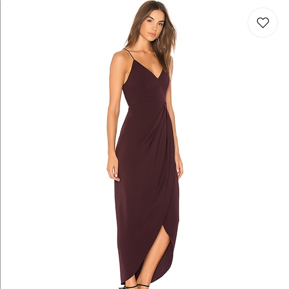 sachin and babi light blue dress U Bustier Draped Dress  Dusty Pink